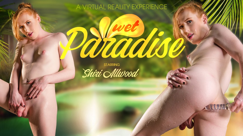 The paradise for bi's trans VR porn with Shiri Allwood from VRB Trans